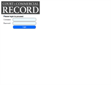 Tablet Screenshot of classifieds.theindianalawyer.com